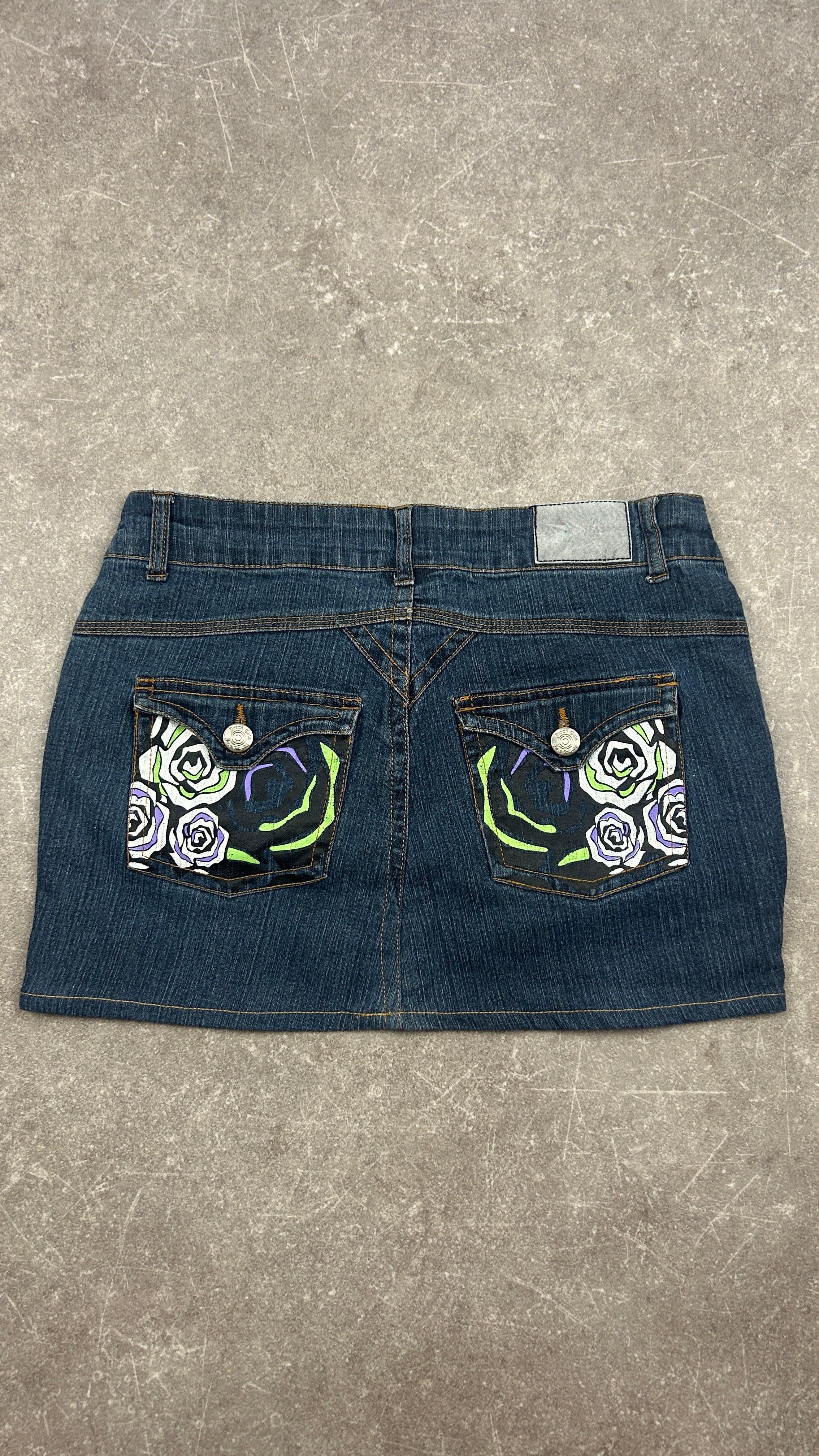 Floralpocket Denimskirt