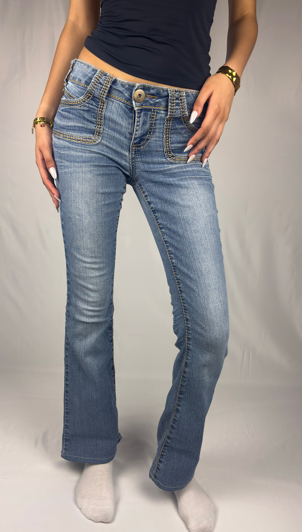 Crystal Stud Flare