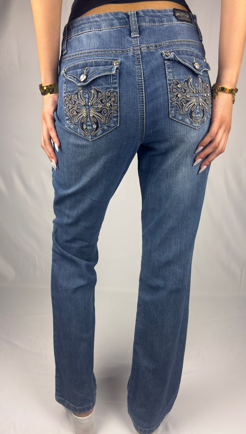 Fleur Pocket Flare Jeans