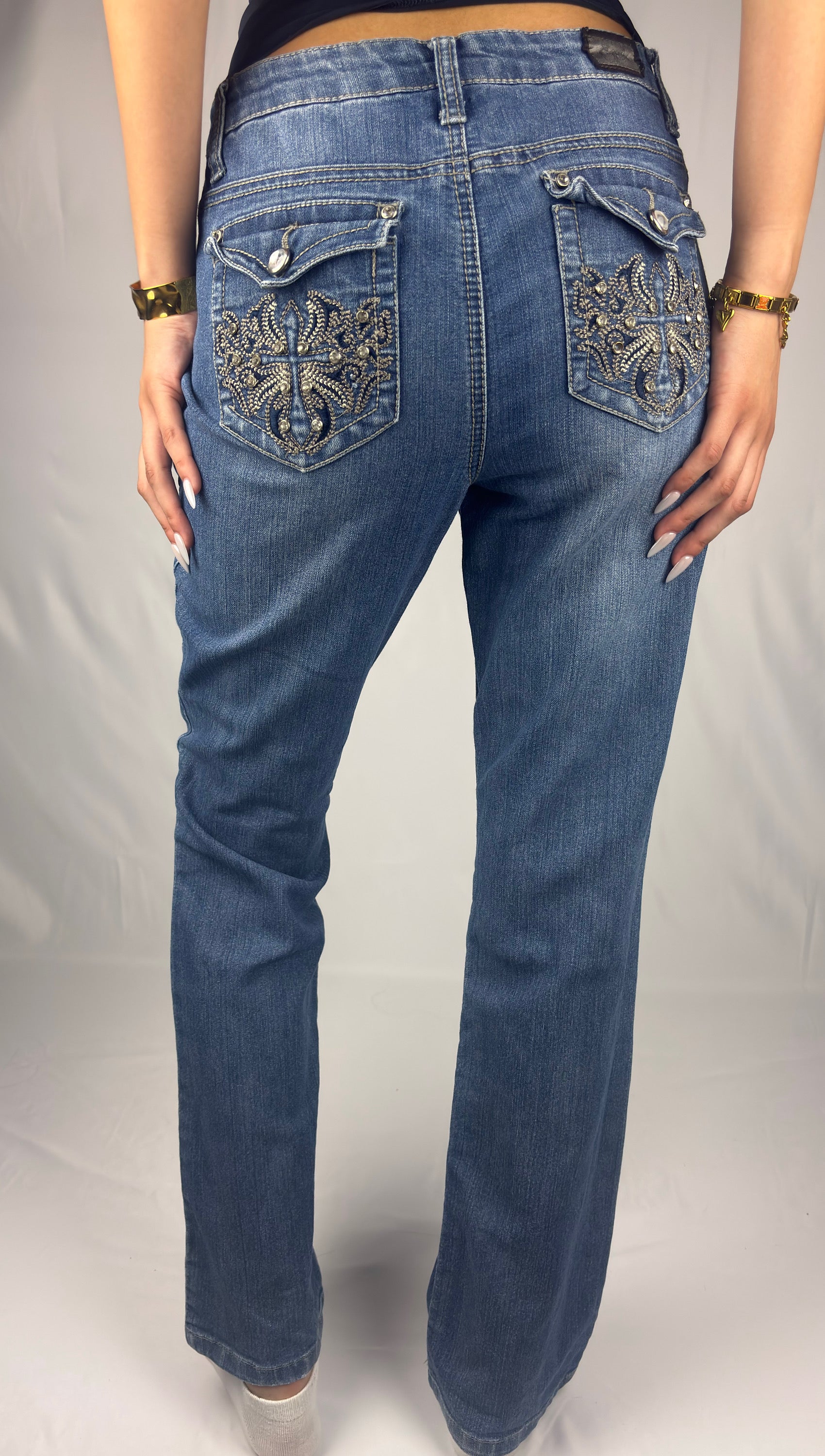 Fleur Pocket Flare Jeans