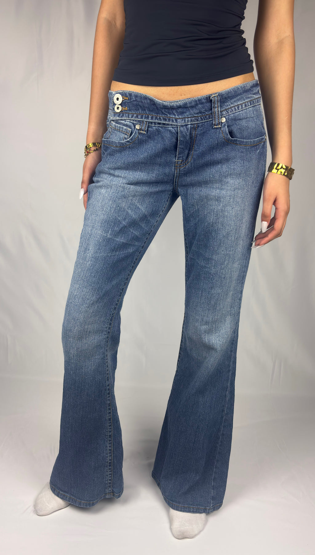 Angel Wing Flare Jeans