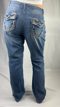 Flap Pocket Bootcut Jeans