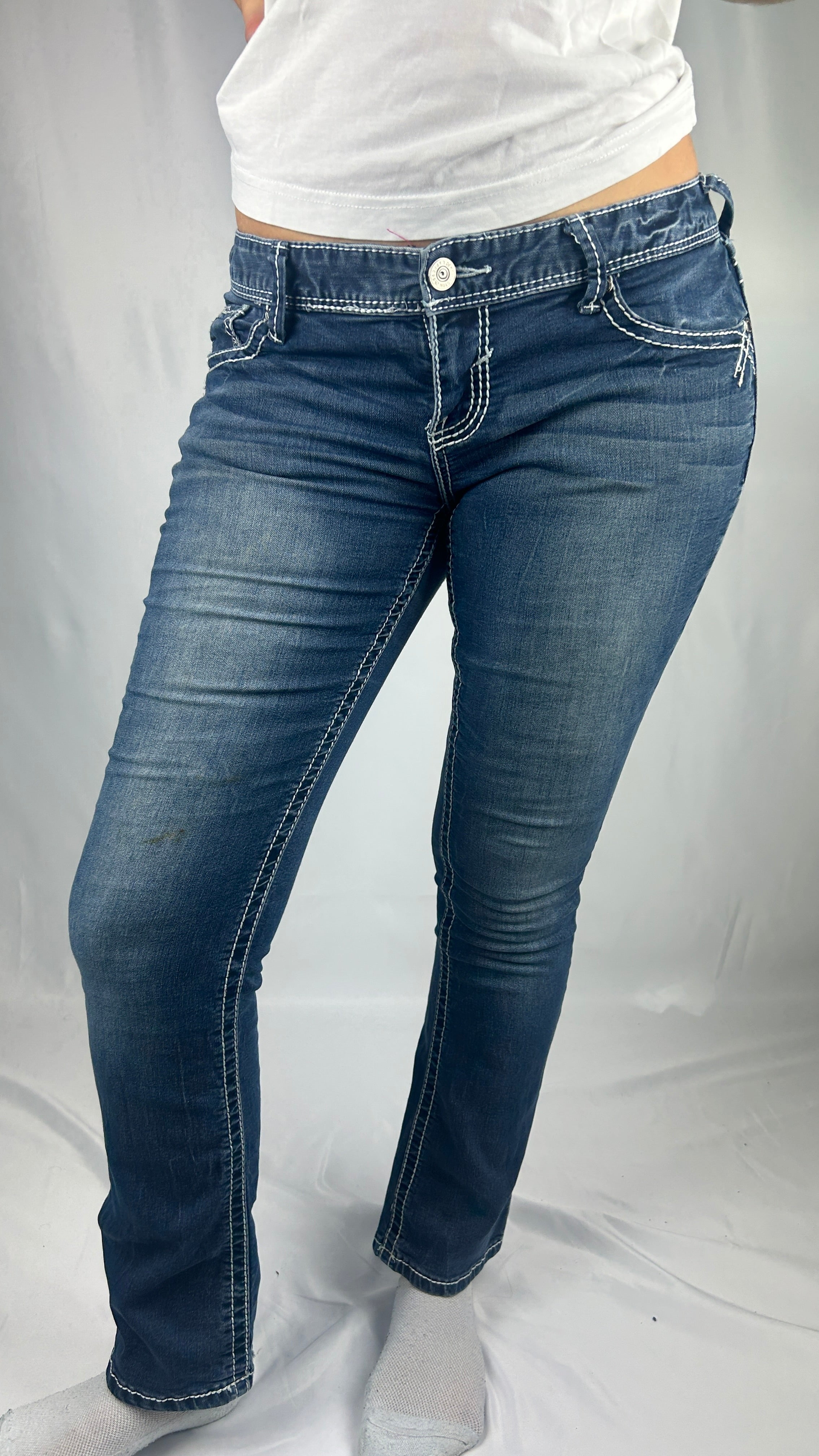 Signature Pocket Bootcut Jeans