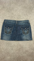 Wingpocket Darkwash Denimskirt