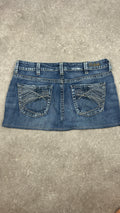 Wingpocket Vintage Denim Miniskirt