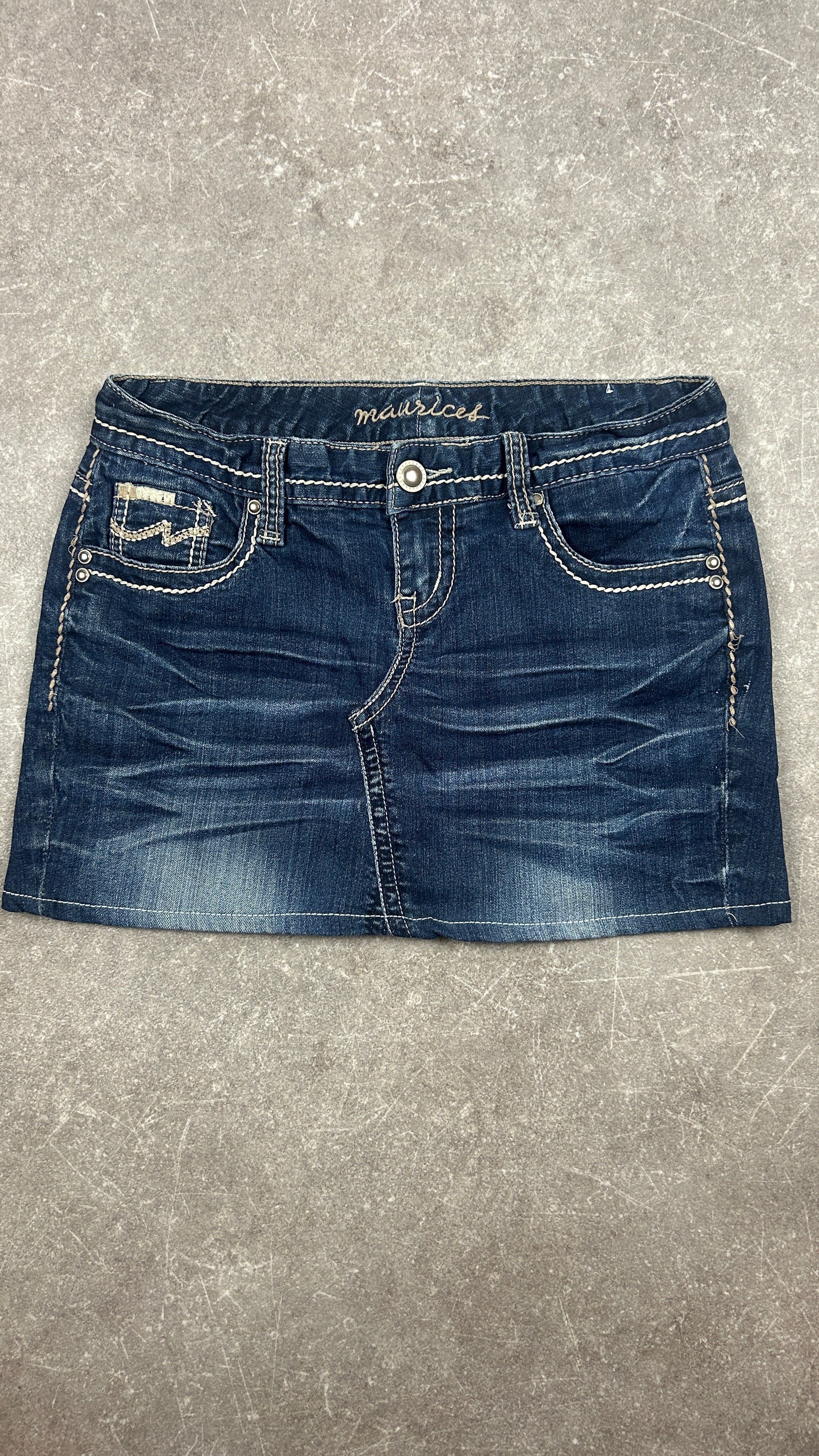 Rhinestone Denimskirt