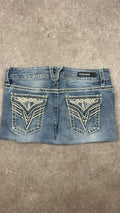 Vigoss Vintage Lightwash Denim Miniskirt