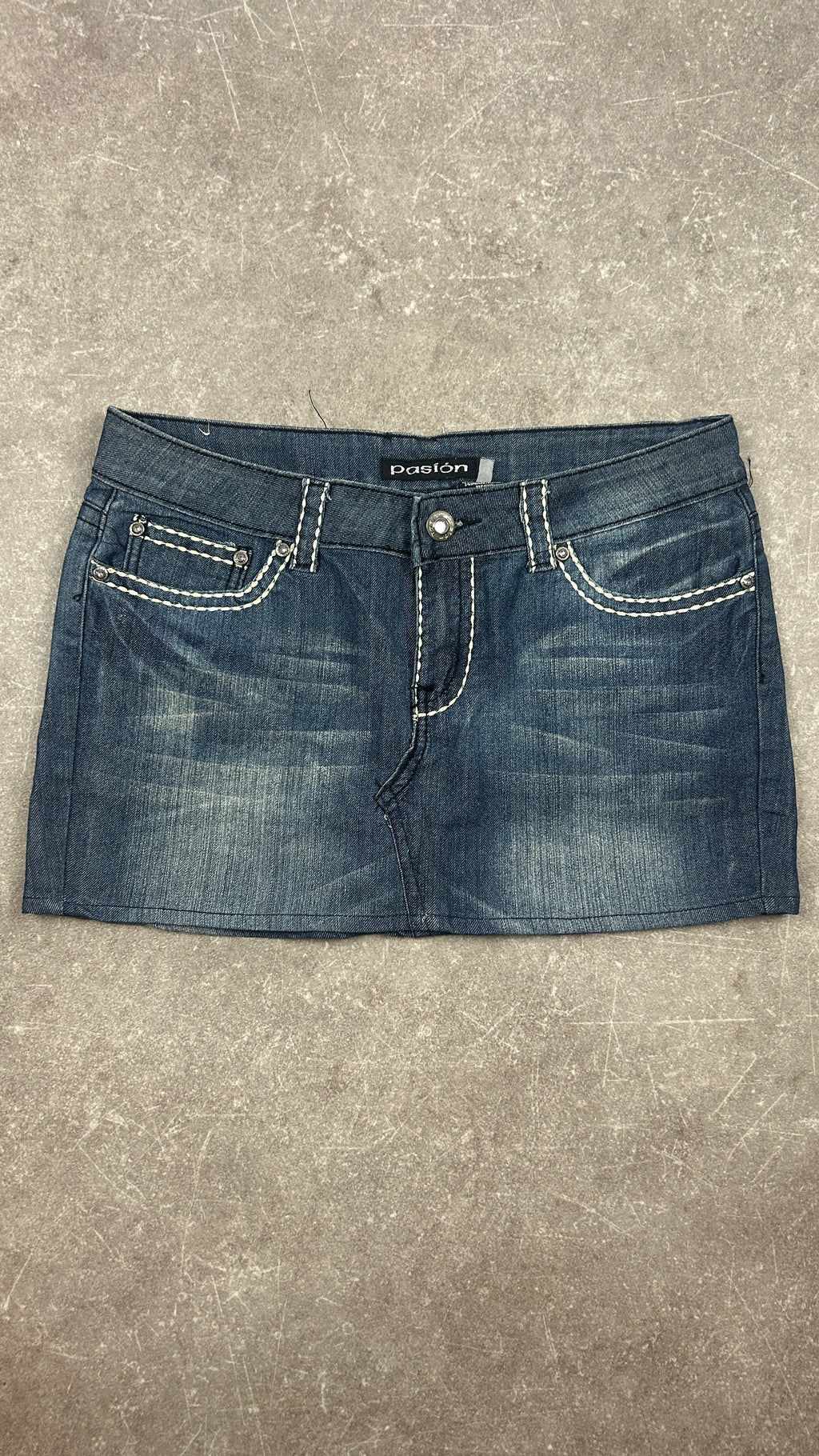 Wingpocket Darkwash Denimskirt