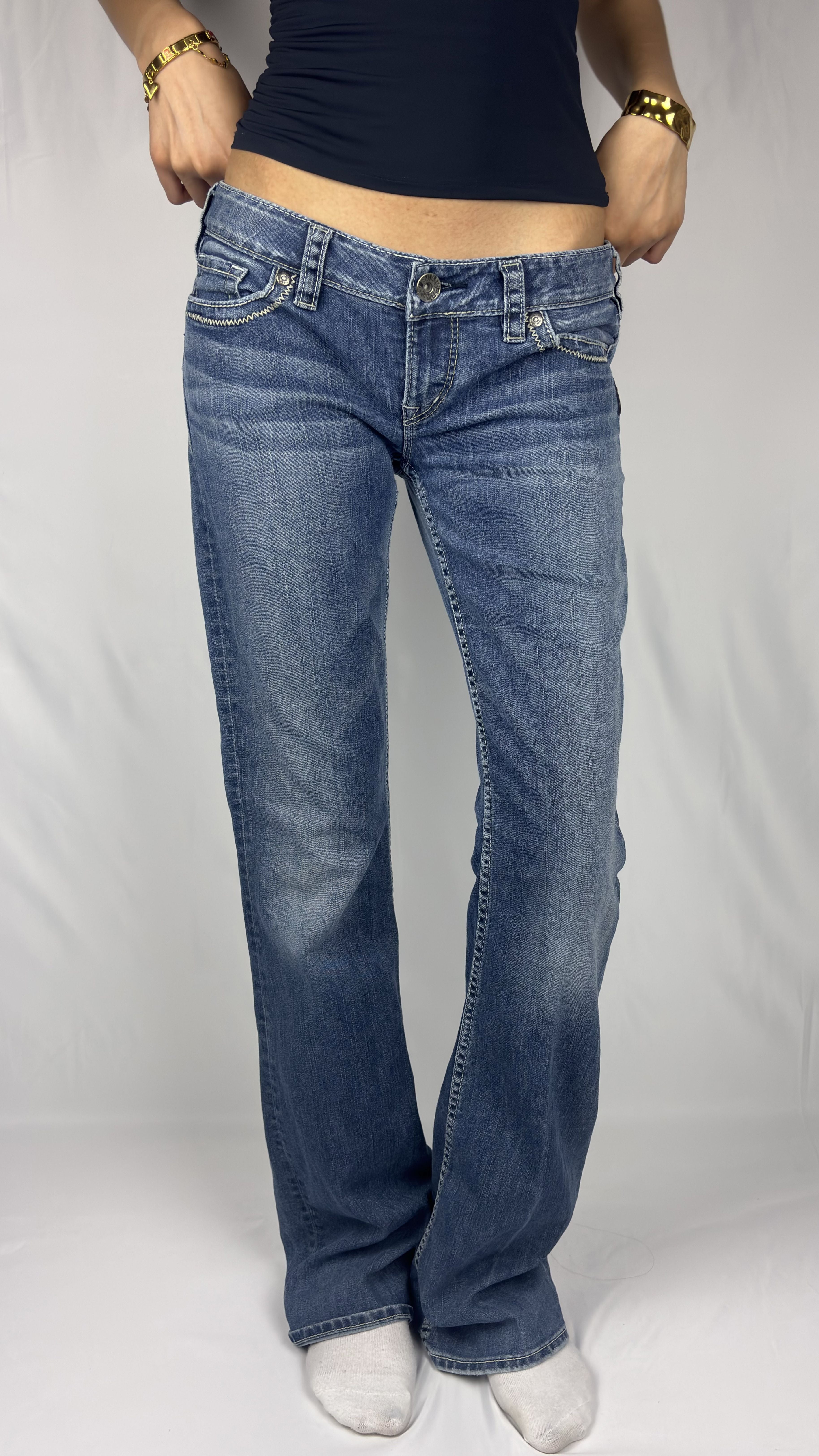 Silver Jeans Vintage Bootcut Denim – Blue Wash