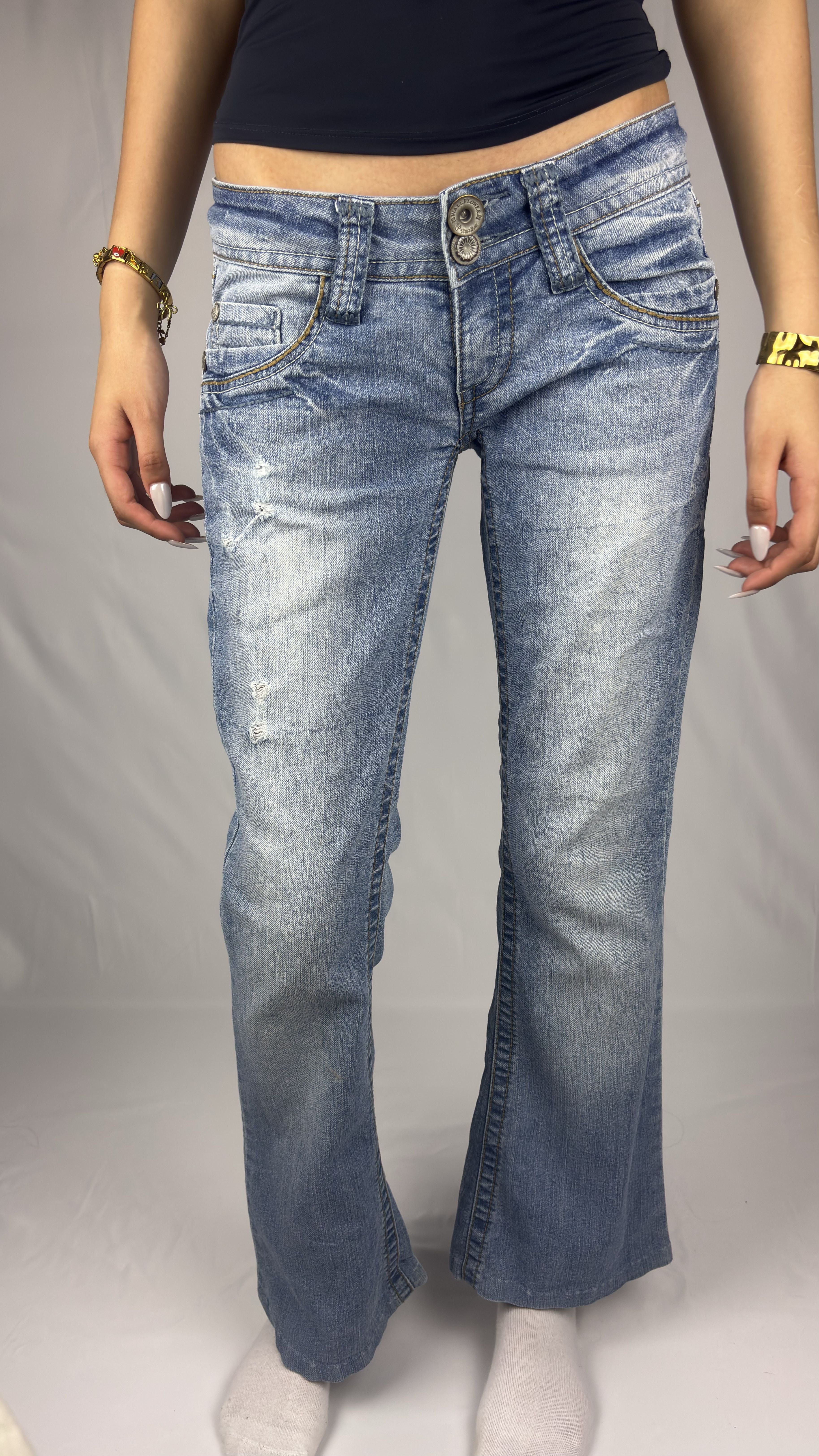 Y2K Wing Pocket Jeans