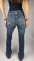 Y2K Contrast Stitch Bootcut Jeans